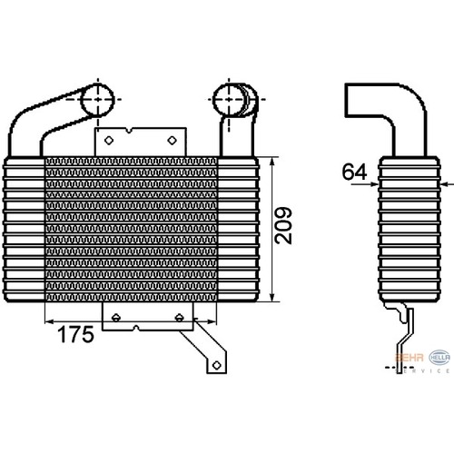 Intercooler Mazda 626 V 2.0 DITD RF2A13565A