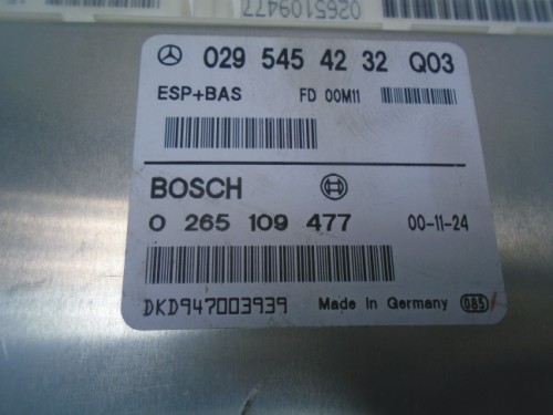 Riadiaca jednotka ESP + BAS Mercedes A 0295454232Q3