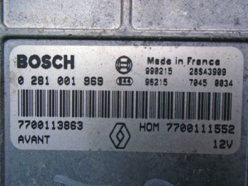 Riadiaca jednotka motora Renault Megane Scenic 1.9 dTi 0281001969