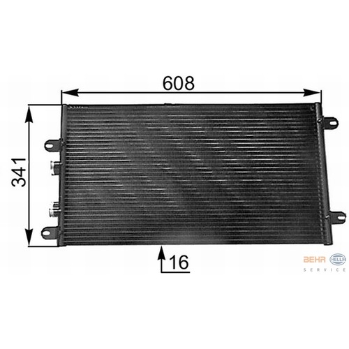 Chladič klimatizácie Alfa Romeo 147 46743387