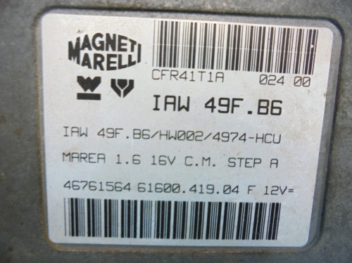 Riadiaca jednotka motora Fiat Marea 1.6 IAW 49F.B6