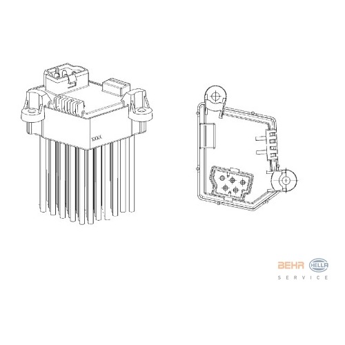 Odpor kúrenia BMW 3 (E46) 64116920365