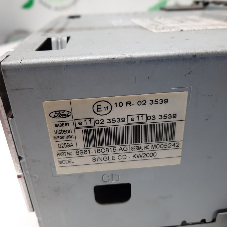 Autorádio Ford Focus II Fusion 6S61-18C815-AG 6S6118C815AG