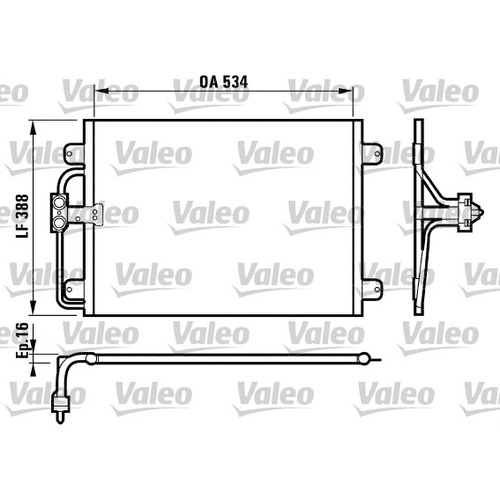 Chladič klimatizácie Renault Megane 7700425843A