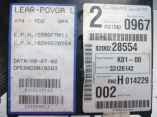 Komfortka Renault Laguna II 8200228554