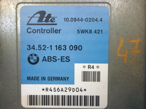 Riadiaca jednotka ABS BMW 3 (E36) 34.52-1 163 090