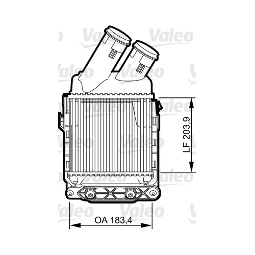 Intercooler Renault Megane I 2.0 16V 8200175069