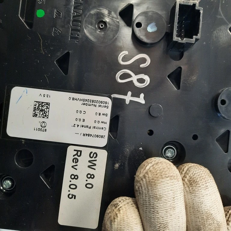 Ovládač kúrenia Renault Megane IV 280907484R