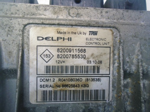Riadiaca jednotka motora Dacia Logan 1.5 dCi 8200911568