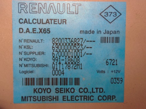 Komfortka Renault Clio II 8200336827