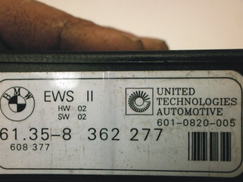 Riadiaca jednotka EWS BMW 3 E36 61.35-8 362 277