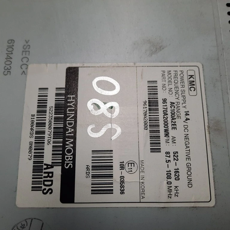 Autorádio Kia Ceed II 96170-A2000