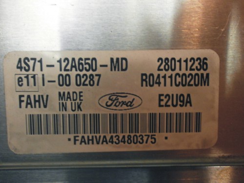 Riadiaca jednotka motora Ford Mondeo III 2.0 TDCi 4S71-12A650-MD