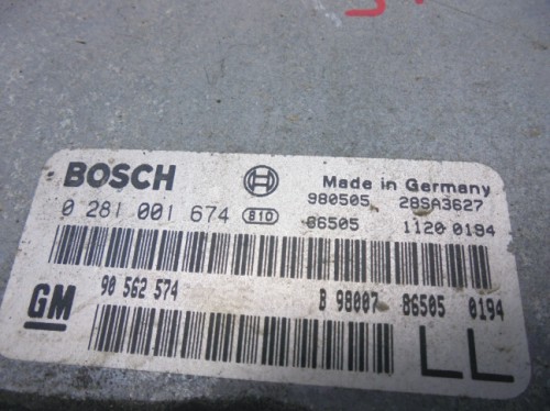 Riadiaca jednotka motora Opel Astra G 2.0 DTi 0281001674
