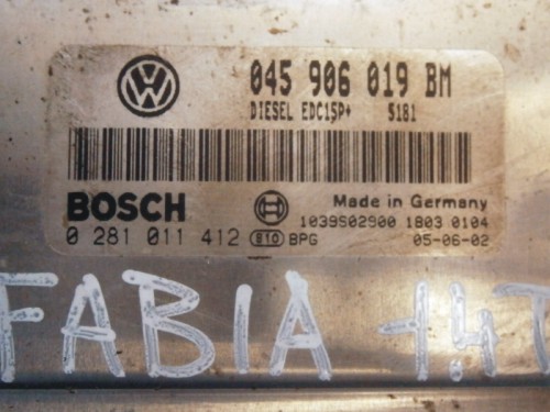 Riadiaca jednotka motora Skoda Fabia 1.4 TDI