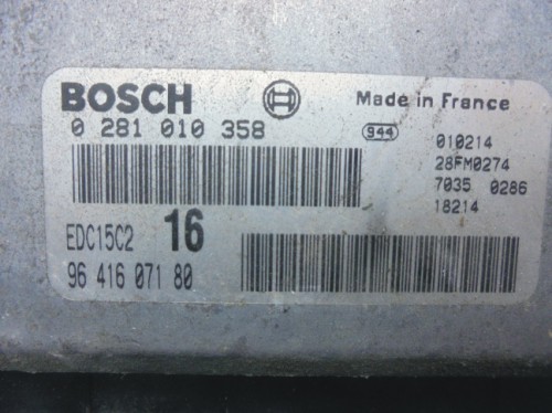 Riadiaca jednotka motora Citroen Xsara Picasso 2.0 HDi 0281010358