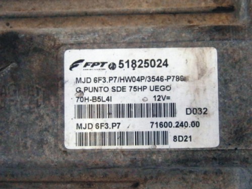 Riadiaca jednotka motora Fiat Grande Punto 1.3 Multijet