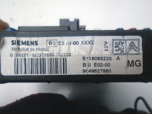 Peugeot 206 BSI 9649627880