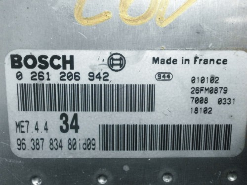 Riadiaca jednotka motora Peugeot 206 1.6 16V 0261206942