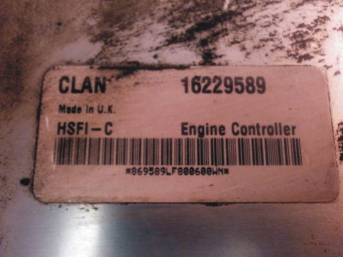 Riadiaca jednotka motora Opel Astra G 1.4 16V 16229589