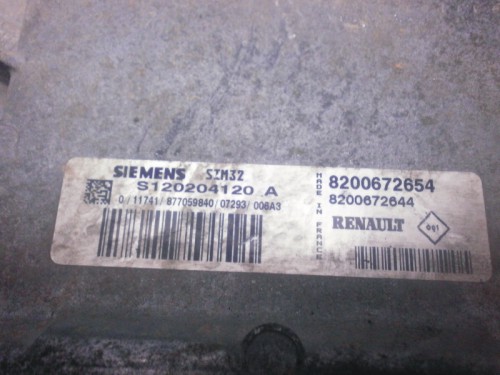 Riadiaca jednotka motora Renault Thalia 1.2 16V 8200672654