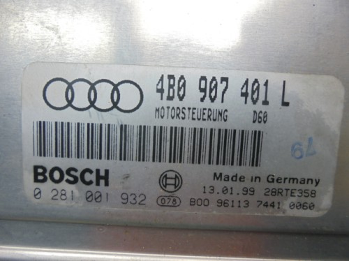 Riadiaca jednotka motora Audi A6 2.5 TDi 0281001932