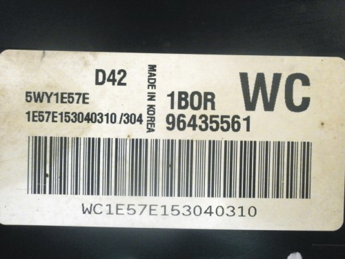 Riadiaca jednotka motora Chevrolet Aveo 1.2 8V 96435561