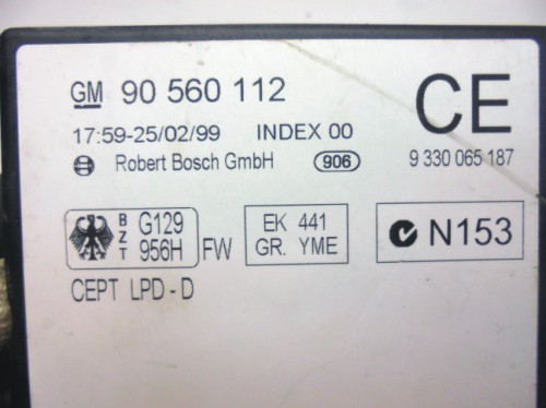 Komfortka Opel Astra G 90560112