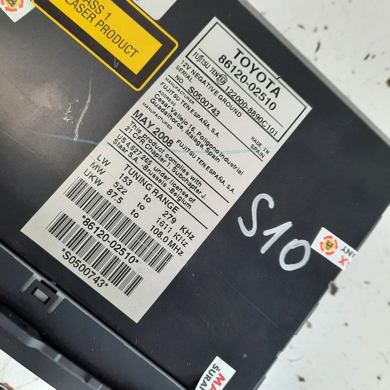 Autoradio Toyota Auris 86120-02510