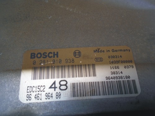 Riadiaca jednotka motora Citroen C5 2.2 HDi 0281010938