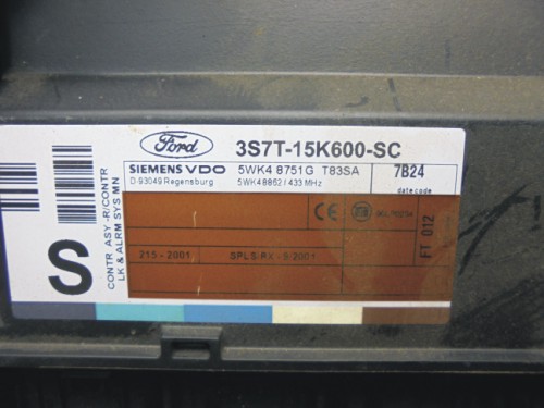 Komfortka Ford Mondeo III 3S7T15K600SC