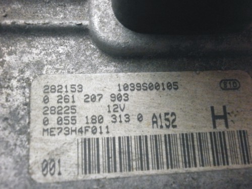 Riadiaca jednotka motora Fiat Punto II 1.2 16V 0261207903