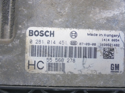 Riadiaca jednotka motora Opel Astra H 1.9 CDTi 0281014451