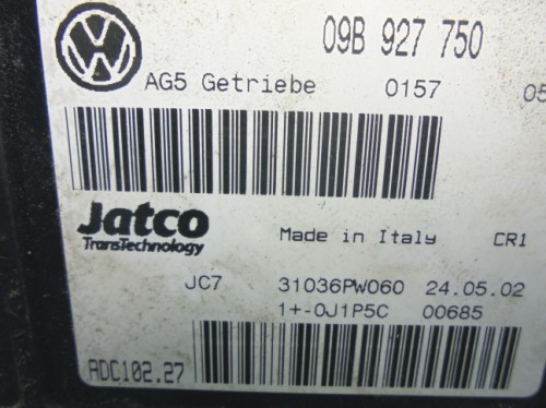 Riadiaca jednotka prevodovky Seat Alhambra 09B927750