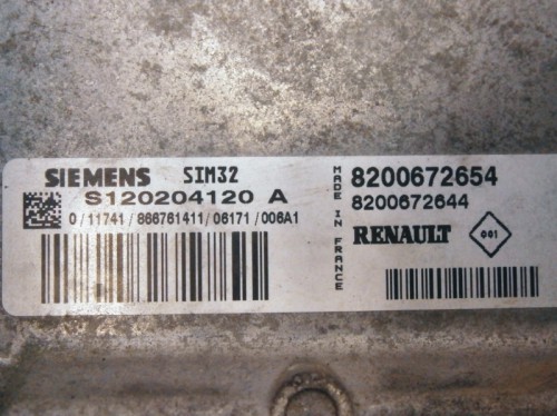 Riadiaca jednotka motora Renault Thalia 1.2 16V S120204120A