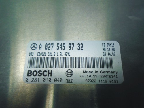 Riadiaca jednotka motora Mercedes A160 CDI 0281010040