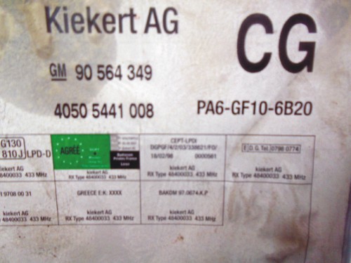 Komfortka Opel Vectra B 90564349