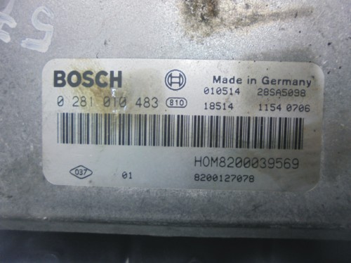 Riadiaca jednotka motora Renault Scenic 1.9 dCi 0281010483