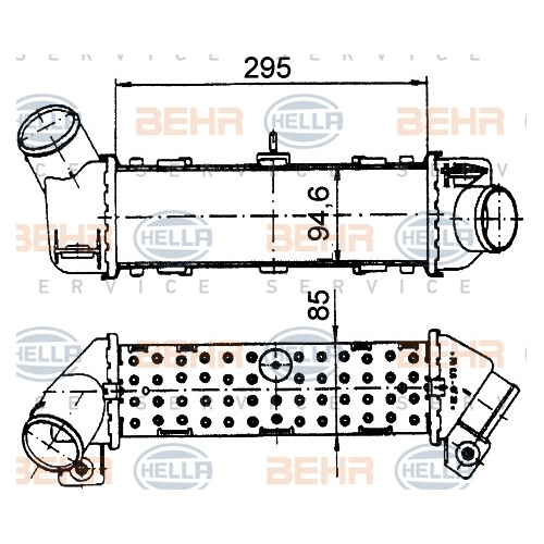 Intercooler Seat Cordoba 1.9 TDI 6K0145805C