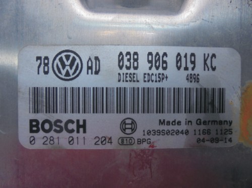 Riadiaca jednotka motora VW Passat 1.9 TDi 038906019KC