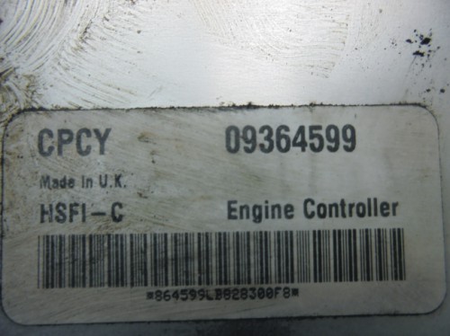 Riadiaca jednotka motora Opel Vectra B 1.6 16V 09364599