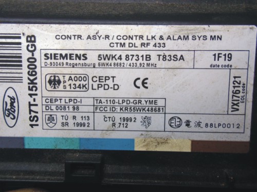Komfortka Ford Mondeo III 1S7T15K600GB