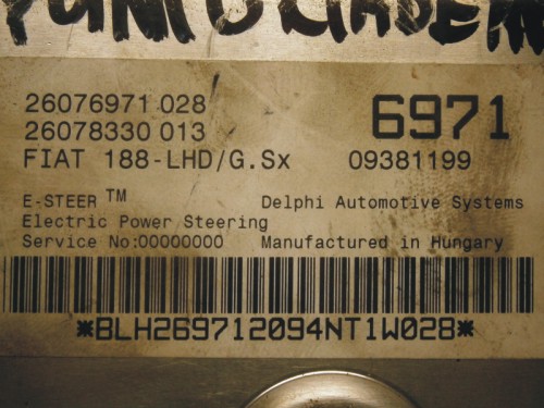 Riadiaca jednotka Fiat Punto II 26076971-028