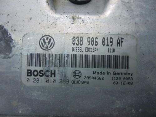 Riadiaca jednotka motora Skoda Fabia 1.9 TDi 0281010289