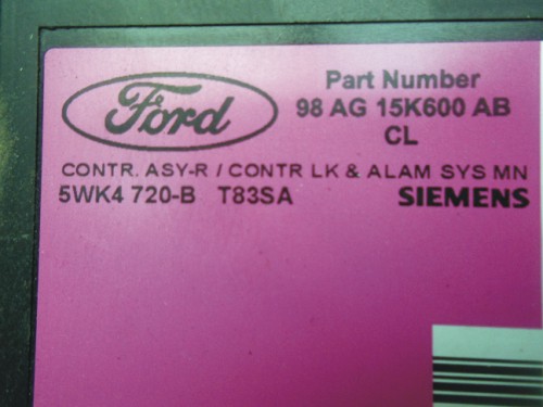 Komfortka Ford Focus 98AG15K600AB