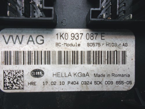 Komfortka Skoda Octavia II 1K0937087E