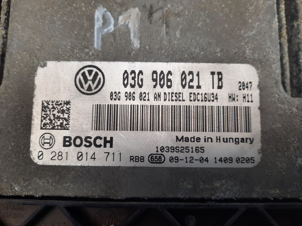 Riadiaca jednotka motora Skoda Octavia II 1.9 TDI 0281014711