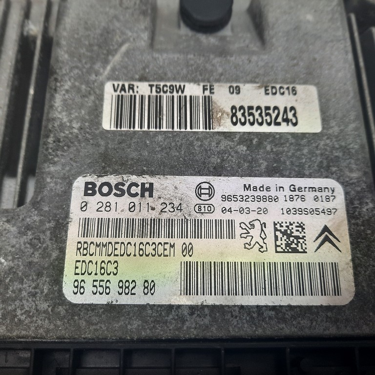 Riadiaca jednotka motora Peugeot 307 1.6 HDi 0281011234 