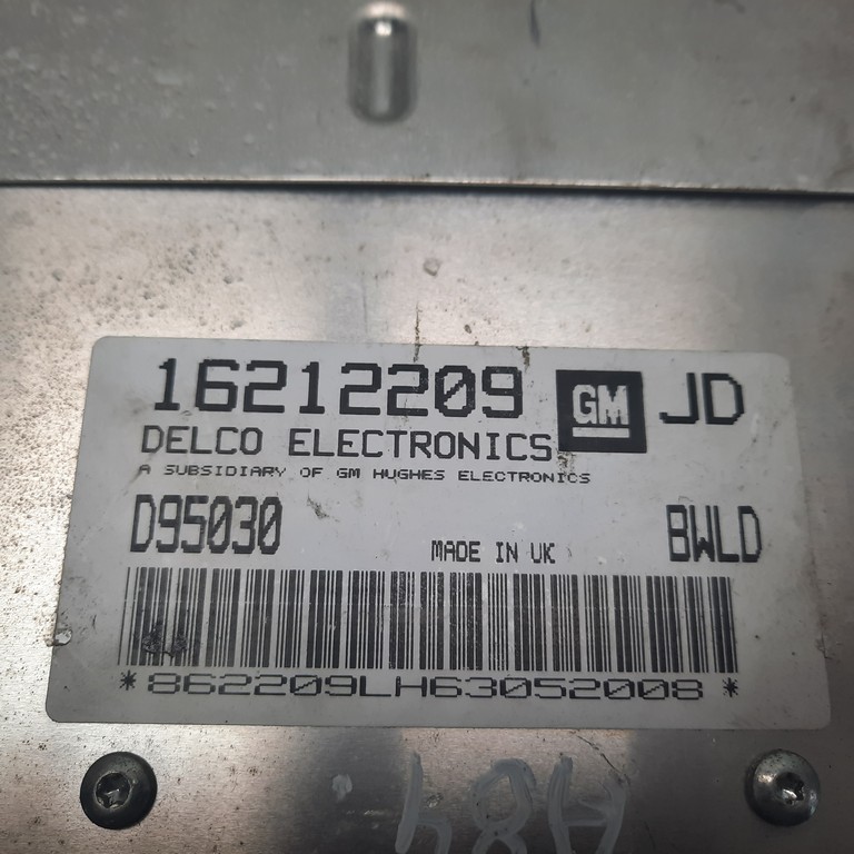 Riadiaca jednotka motora Opel Corsa B 1.2 16212209 