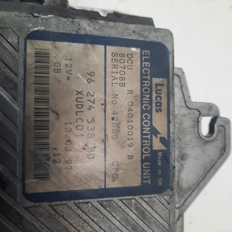 Riadiaca jednotka motora Peugeot 406 2.1 TD 9627453880